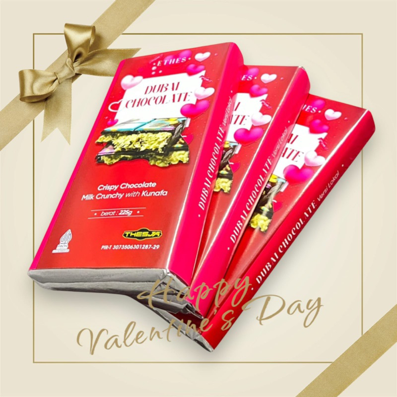 

PAKET 3 DUBAI VALENTINE COKLAT ETHES 225GRAM