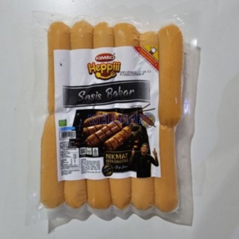 

Kimbo Heppiii Sosis Bakar Original Isi 12 Pcs 500gr Sosis Bakar Mini