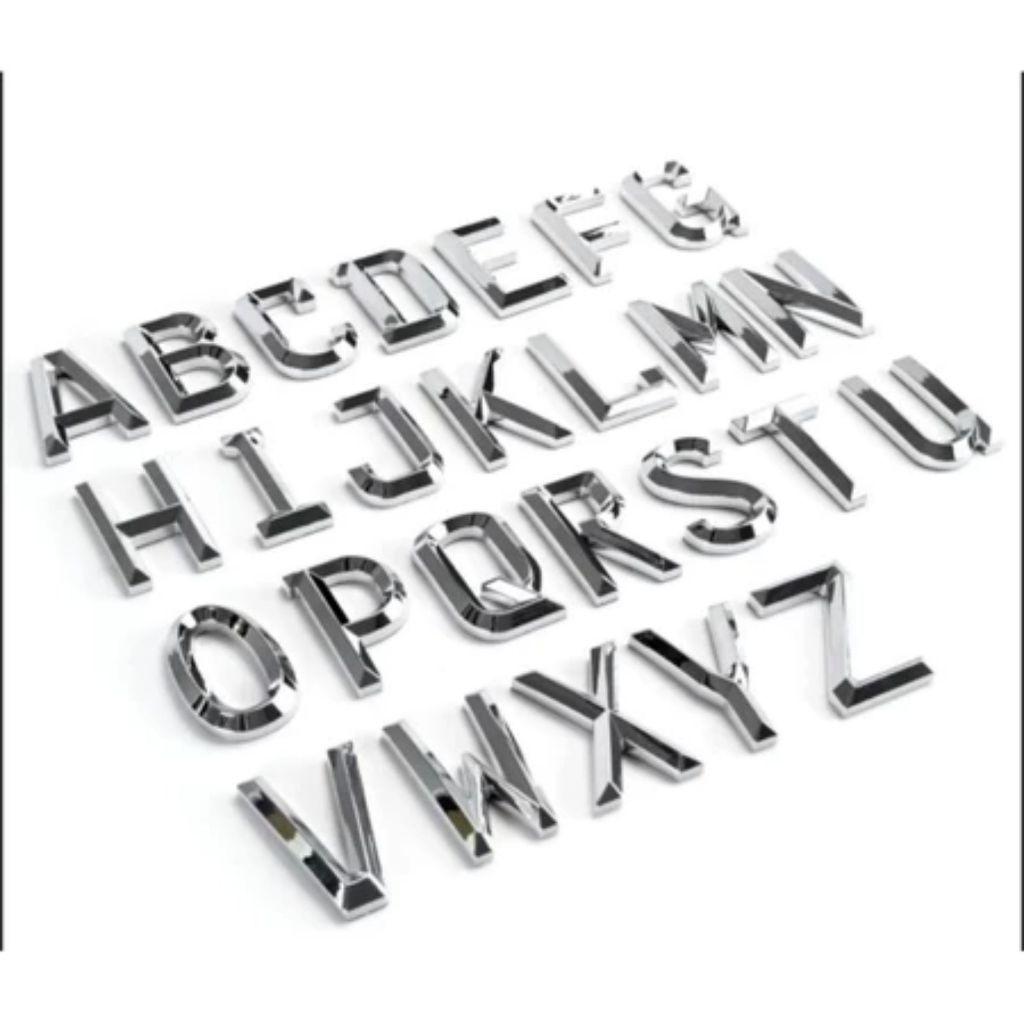 FE-FONT HURUF & ANGKA PLAT MOBIL TIMBUL / PLAT MOBIL SULTAN