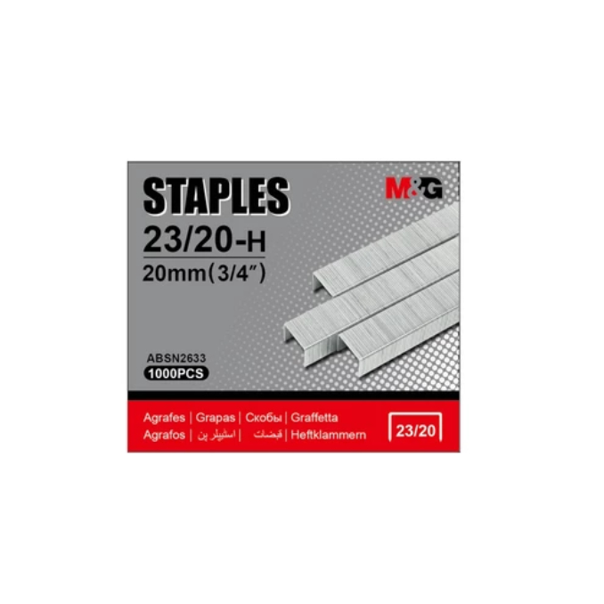 

Isi Stapler/Staples M&G 23/10-H 10 mm (3/8 Inch)