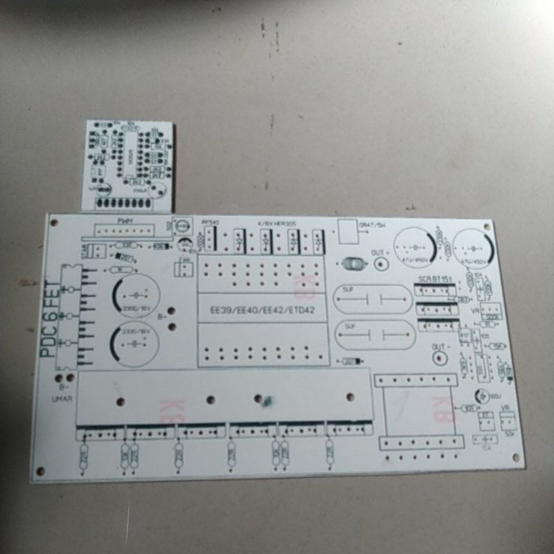 pcb 6fet pdc 750watt fet besar