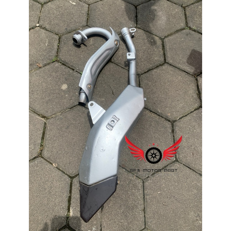 knalpot kawasaki klx 150 S original copotan