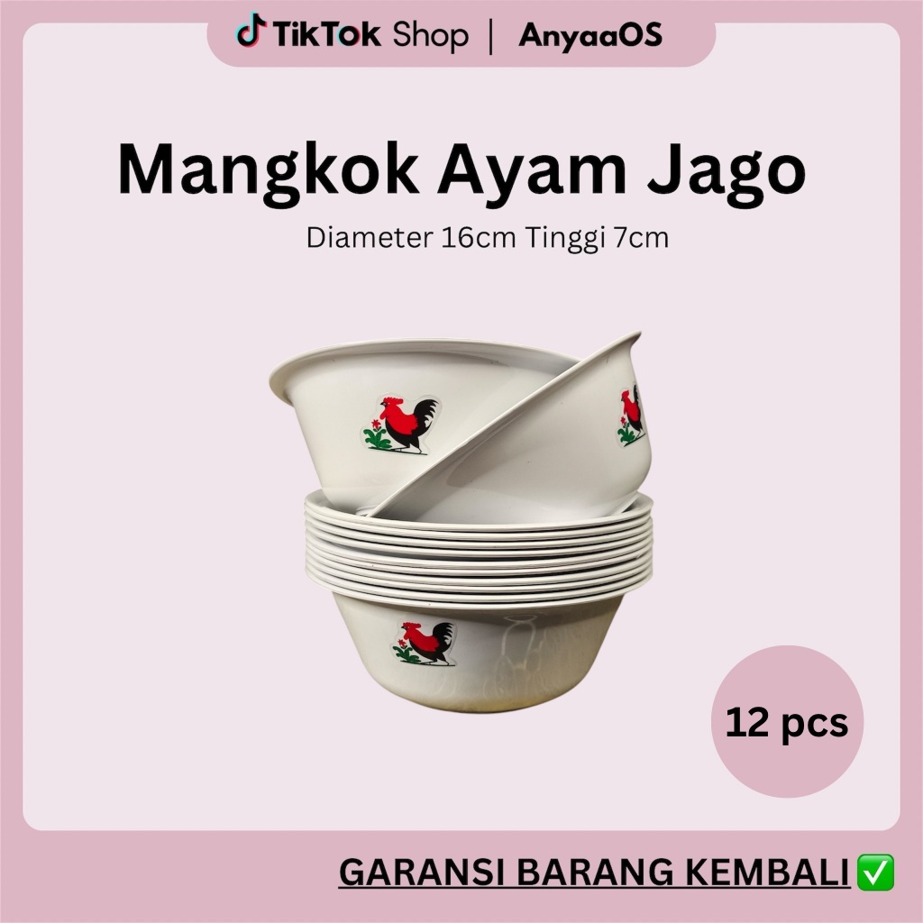 Mangkok Ayam Jago 1 Lusin