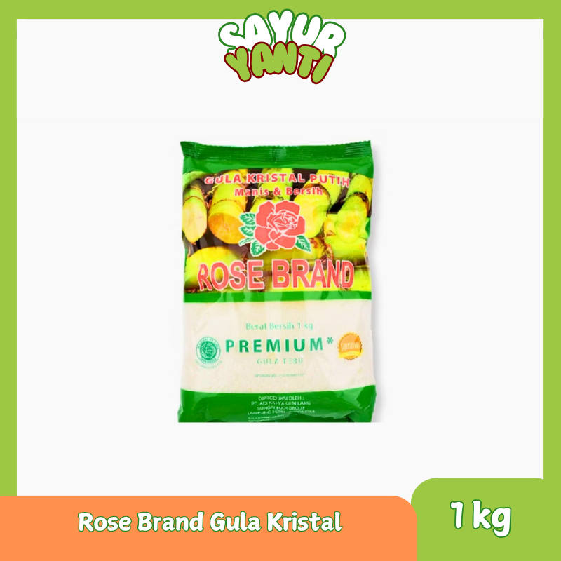 

Rose Brand Gula Kristal Premium 1 kg - Sayur Yanti