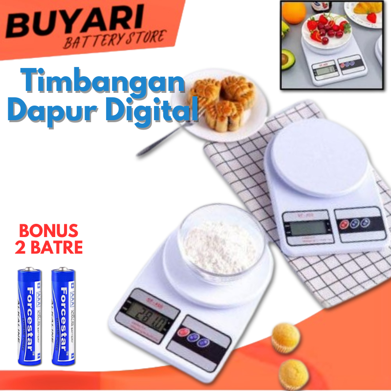 

Timbangan Dapur Digital SF400 /Electronic Portable Kitchen Scale