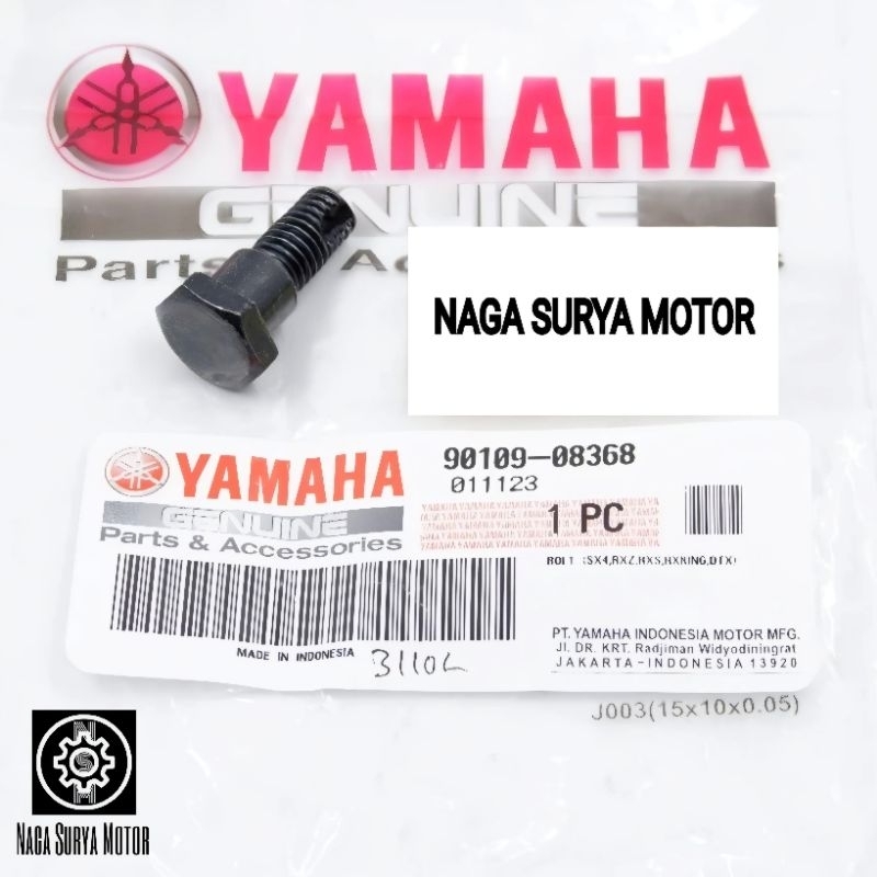 Baut plat tahanan rem belakang Vega R New RX King 90109-08368 ORI YGP