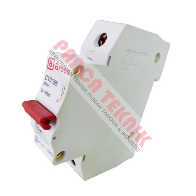 MCB 10A BROCO|sikring listrik 10a