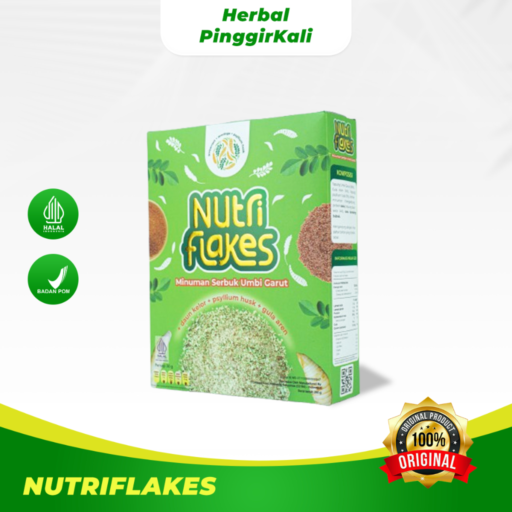 

Nutriflakes Sereal Serbuk Umbi Garut Atasi Asam Lambung Gerd