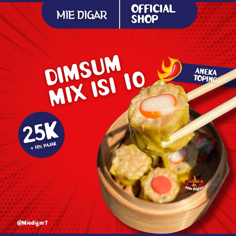 

Dimsum mix topping isi 10 pcs