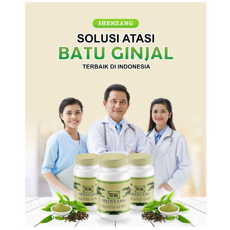 Shenzang Herbal Batu Ginjal Lancar Kemih 60 Kapsul Menjaga Kesehatan Ginjal Ampuh