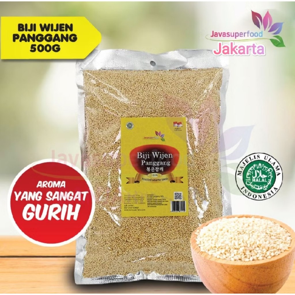 

Biji Wijen Panggang - Roasted Sesame Seed - 500g - Halal