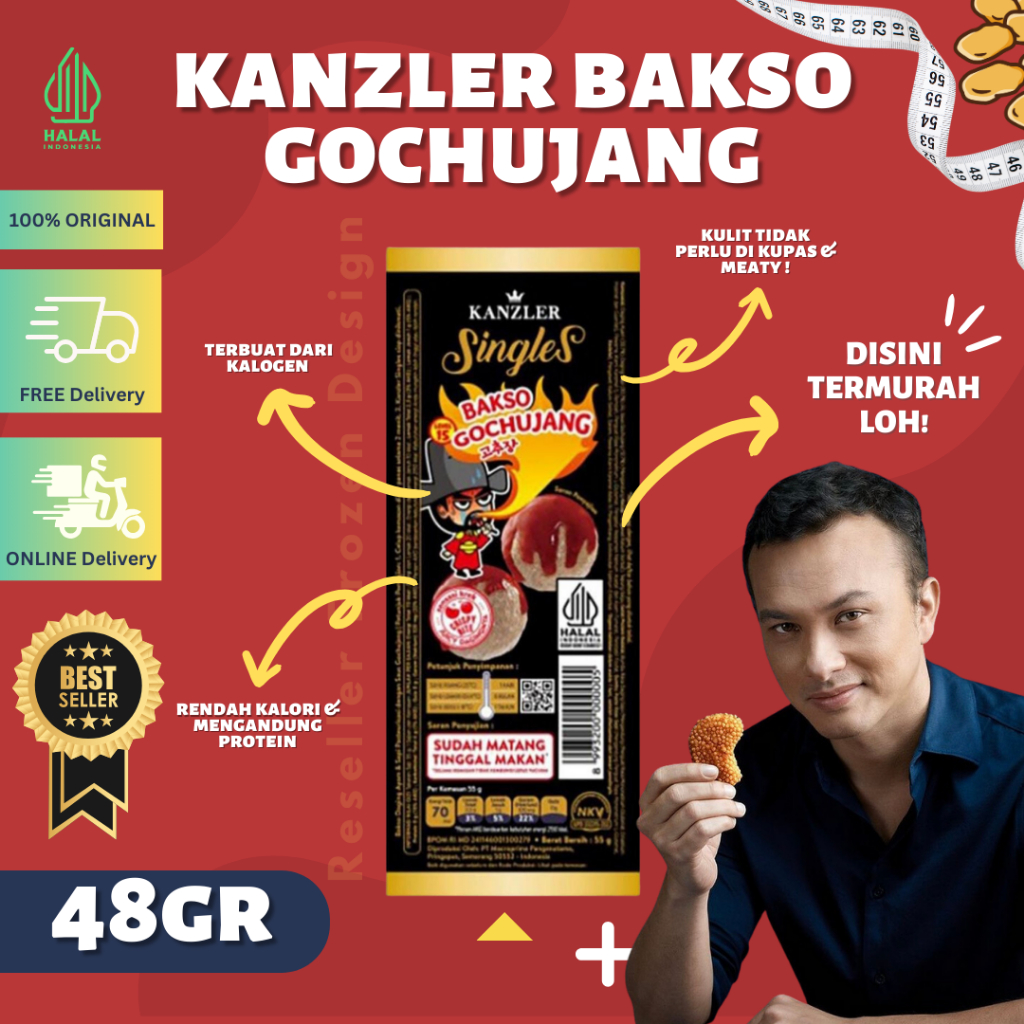 

BARU! KANZLER SINGLES BAKSO GOCHUJANG | BASO PEDAS | BAKSO VIRAL KANZLER | KENJLER SINGLE