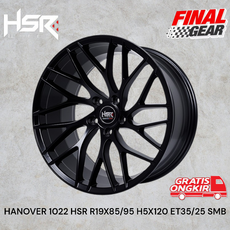 velg hsr r19 untuk mobil bmw Discovery Rangerover dll tipe hsr hanover r19