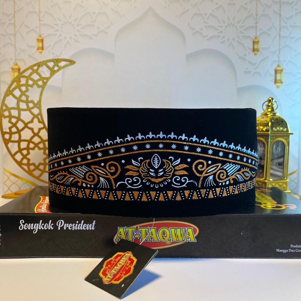 SONGKOK/PECI AT-TAQWA MOTIF SABLON BATIK