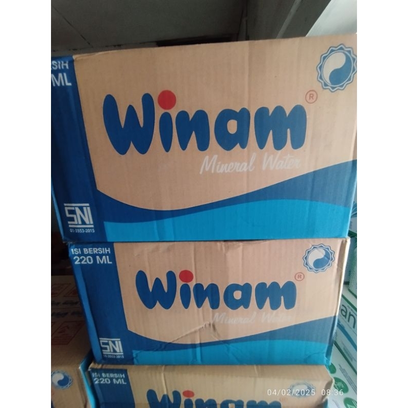 

WINAM AIR MINERAL GELAS 1 DUS ISI 48 GELAS