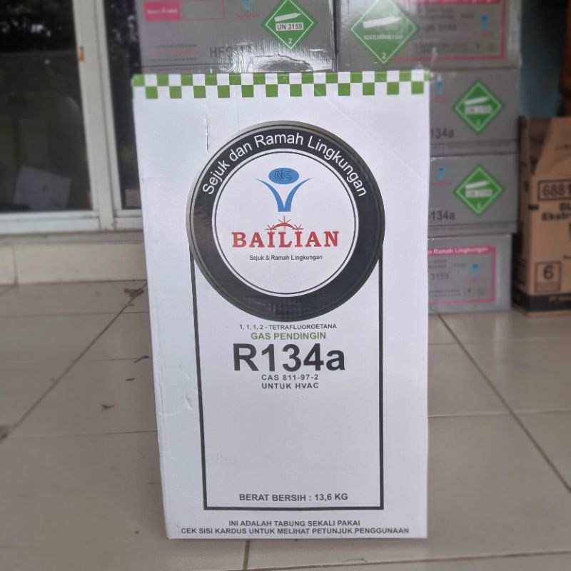 Freon R134a BAILIAN freon ac mobil, kulkas dan freezer (13,6Kg)