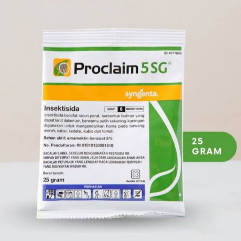 proclaim insektisida 25gram
