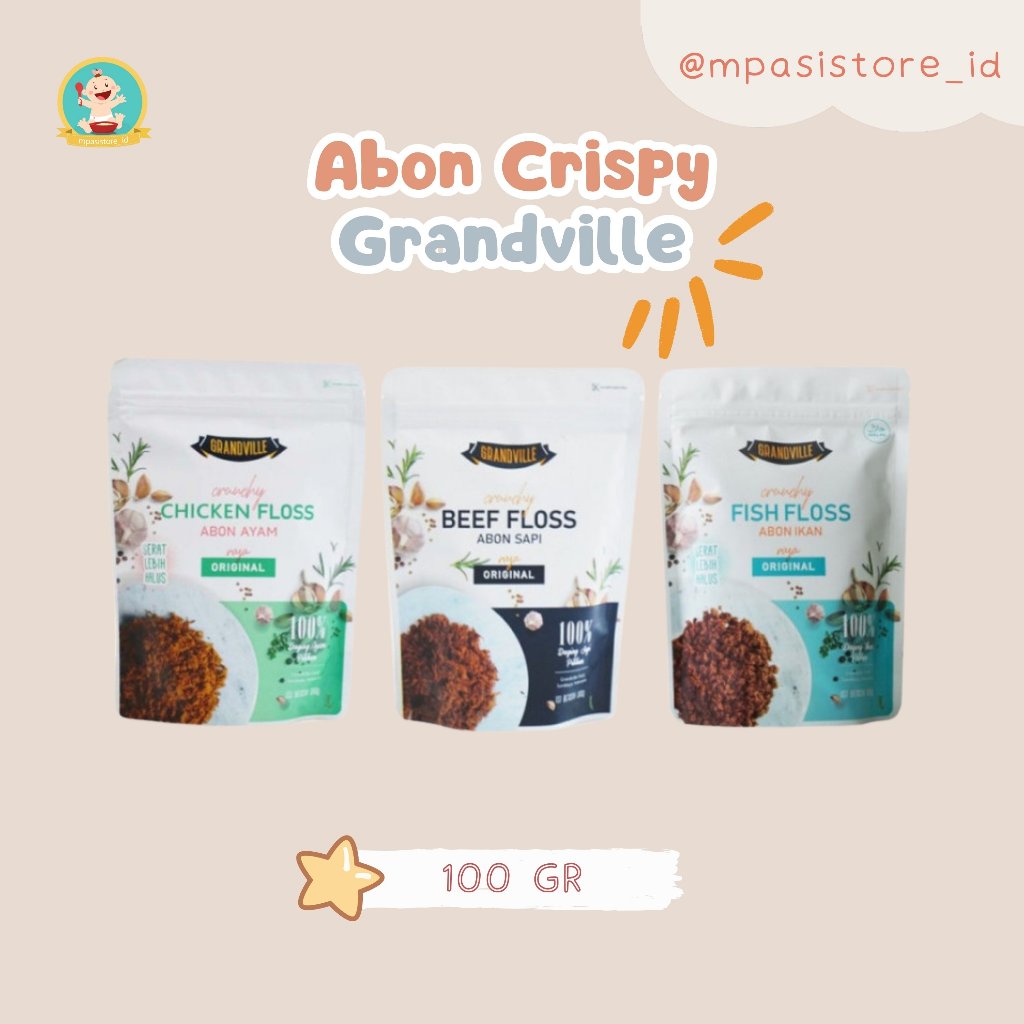 

Abon Grandville Abon Anak Crispy Untuk Mpasi Bayi Anti GTM