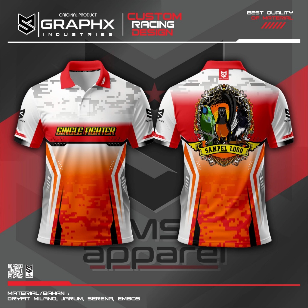 Kaos Jersey Kicau Mania Murai Lovebird Kacer Baju Jersey Kicau Mania Jersey Burung Fullprint Bebas R