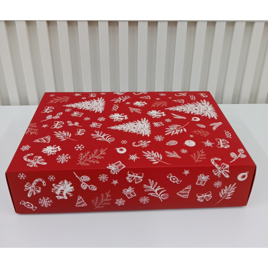 

Box Dus Kotak Sekat Motif /Roti/Pudding/Kue/Hampers Packaging 30 x 21 x 7,5 cm ( 5 PCS)