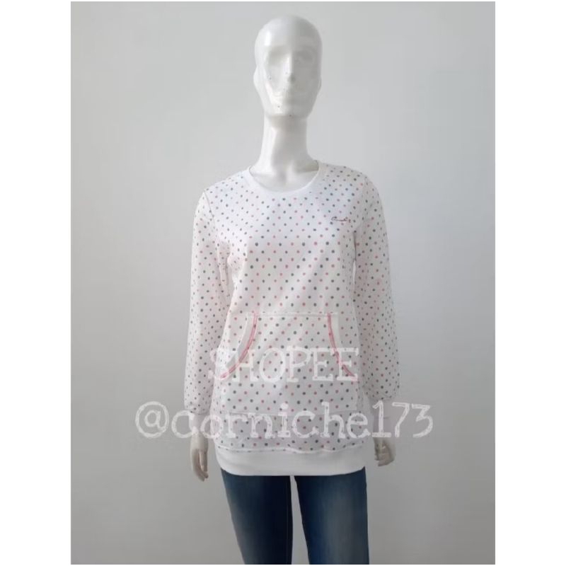 Dona White Sweater - Corniche, Pakaian Wanita