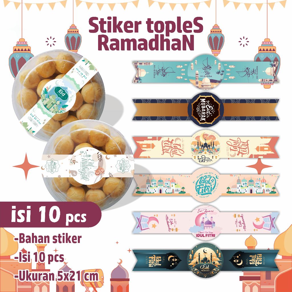 

Stiker Toples Lebaran Idul Fitri - sticker eid mubarak - stiker ramadhan