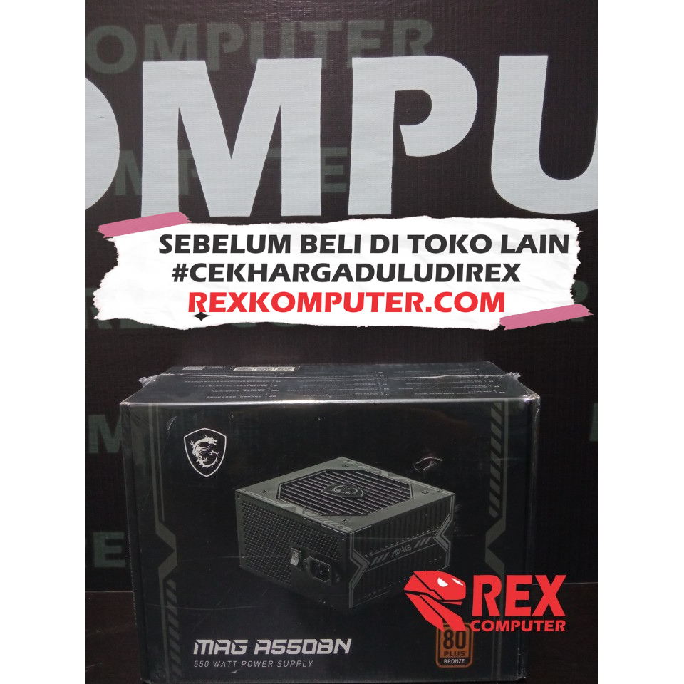 PSU MSI MAG A550BN 550W 80+ BRONZE