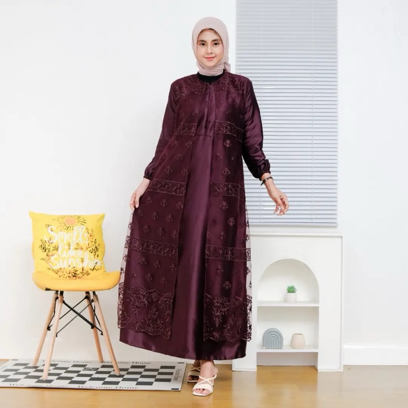 Ootd Gamis Simpel Gmis Simple Elegan Gamiss Pesta Kondangan Gamies Prempuan Remaja Kasual Gamia Gami