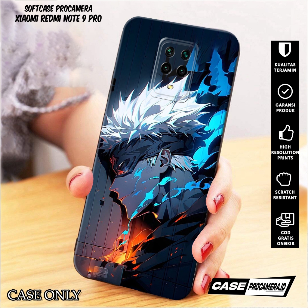 Case For XIAOMI REDMI NOTE 9 PRO - casing XIAOMI REDMI NOTE 9 PRO Anime Gojo - Case Custom - Case Pr