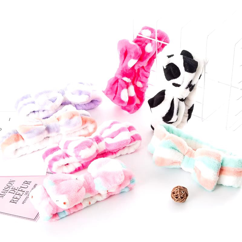 Bandana Bando Rambut Motif Pita Gaya Bandana Fashion Wanita