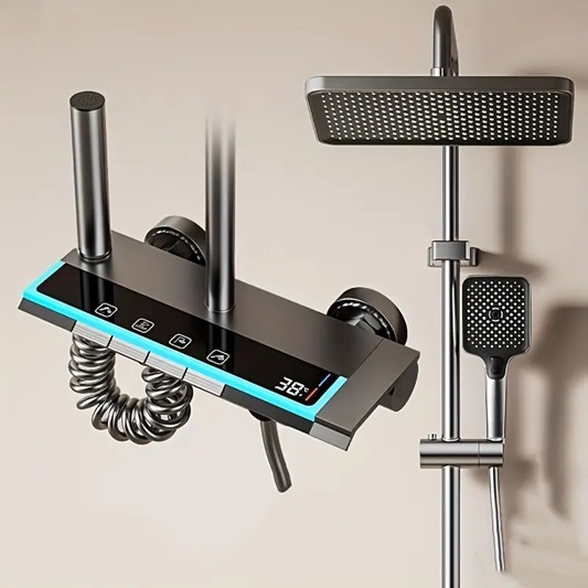 Luxury Shower Led/Shower Digital/Shower Led Panas Dingin/Shower Kamar Mandi Panas Dingin Set Lengkap