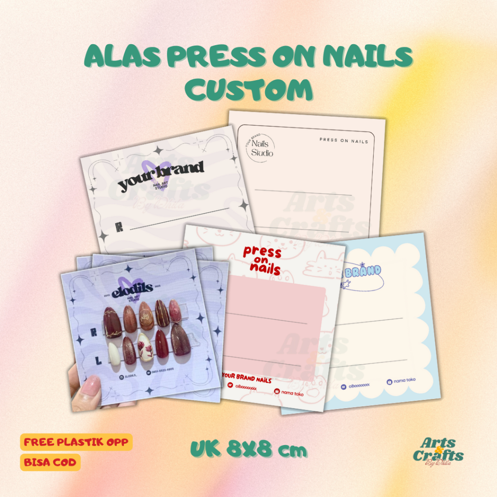 

ALAS PRESS ON NAILS 15PCS S1 | KERTAS PRESS ON NAIL | ALAS KUKU PALSU MURAH | DUDUKAN NAIL ART