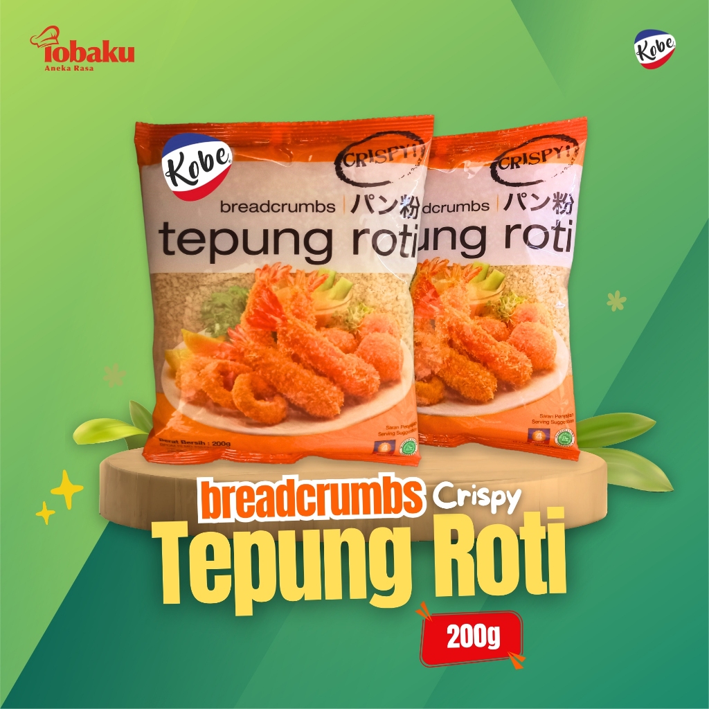 

KOBE Breadcrumbs Tepung Roti Crispy 200g _