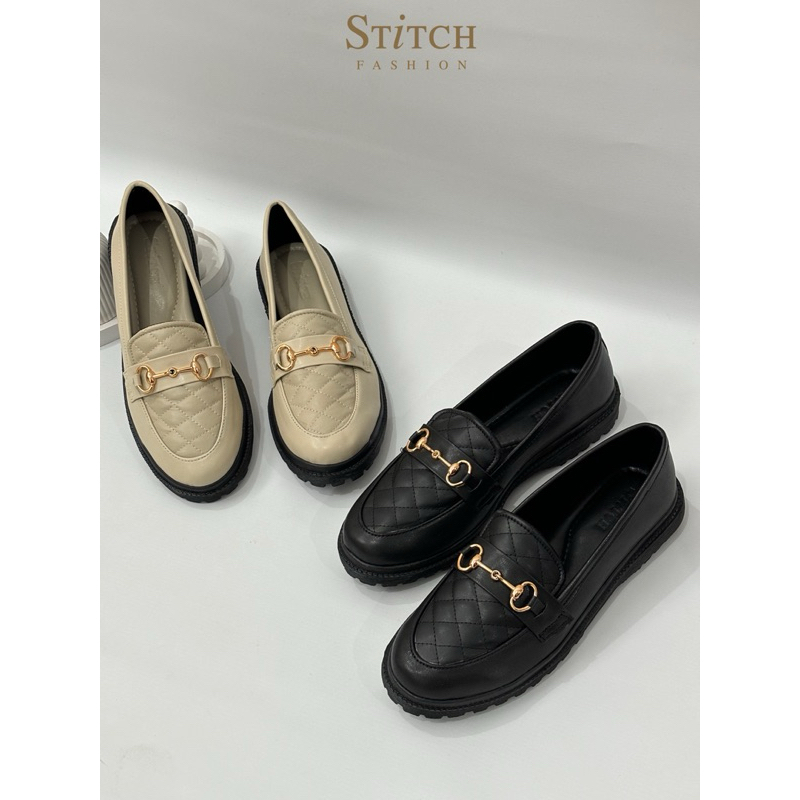 stitchshoes Dona sepatu wanita Docmart hak 3cm