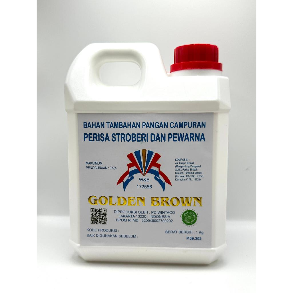 

Perisa Stroberi Golden Brown 1 Kg