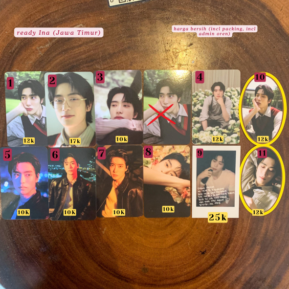 PC PHOTOCARD ALBUM JAEHYUN J KEYRING VER FLAMIN HOT LEMON (SATUAN)