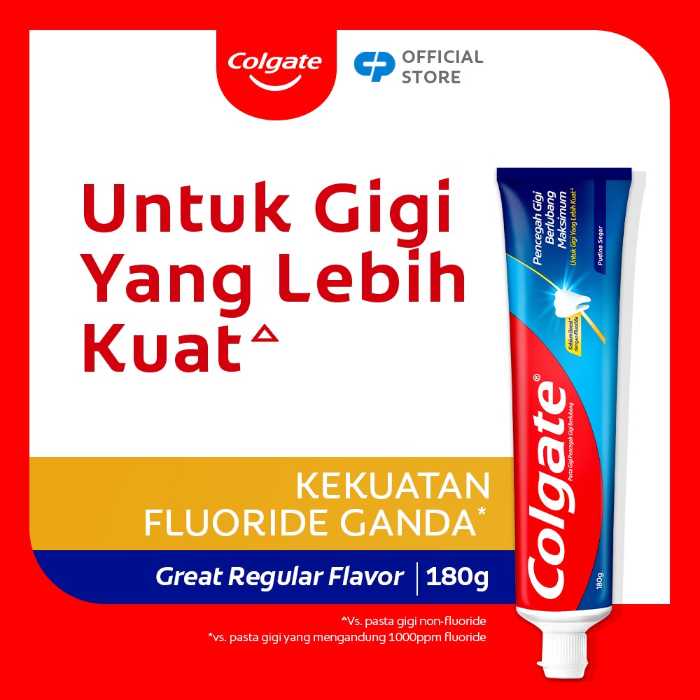 Colgate Great Regular Flavor Toothpaste 180g - Pasta Gigi