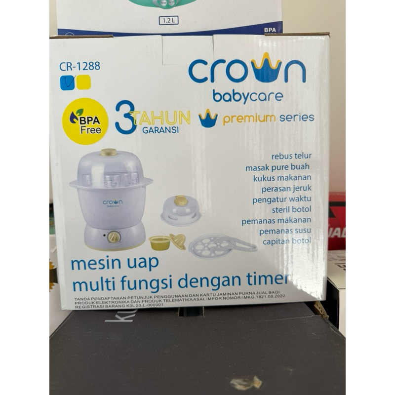 CROWN BABYCARE STERILIZER MESIN UAP