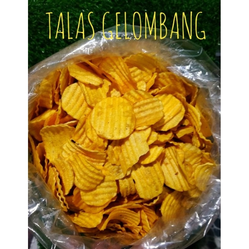 

Lezatoz_Genz Kripik Talas Stick Dan Gelombang Kemasan 250Gr