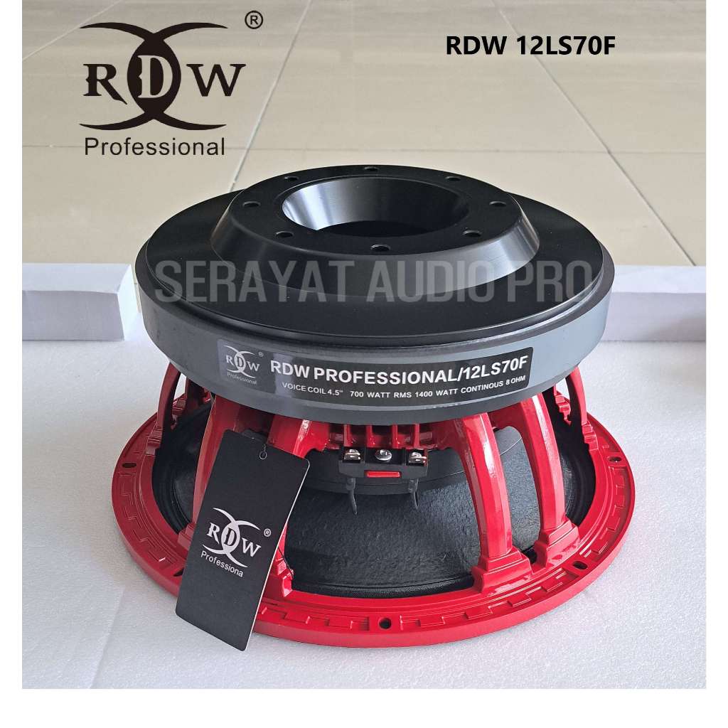Komponen Speaker : RDW 12LS70F