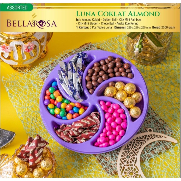 

Parsel Kue Hampers Lebaran Bellarosa Murah Meriah - LUNA COKLAT ALMOND