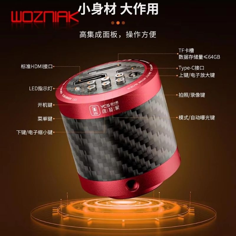 kamera microscope ycs-x80 4k