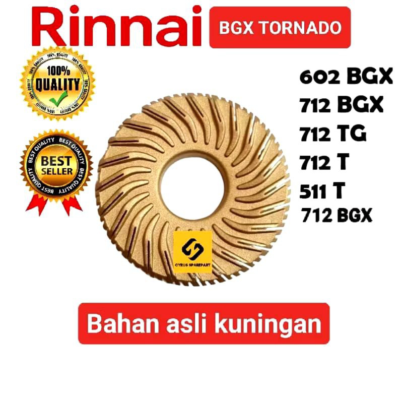 BURNER RINNAI BGX TORNADO Burner kompor Rinnai ORIGINAL Burner BGX Tebal