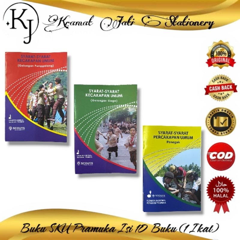 

Buku SKU Pramuka Isi 10 Buku (1 Ikat)
