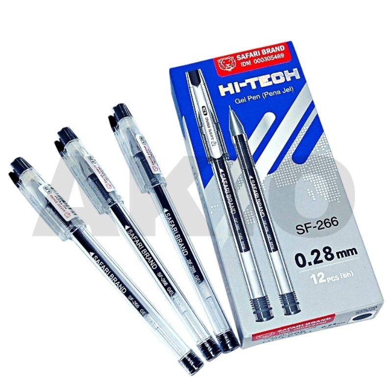 

Bolpoin Gel HI-TECH SAFARI BRAND 0.28 mm SF-266 Pulpen Ballpoint Bolpen Pena Murah