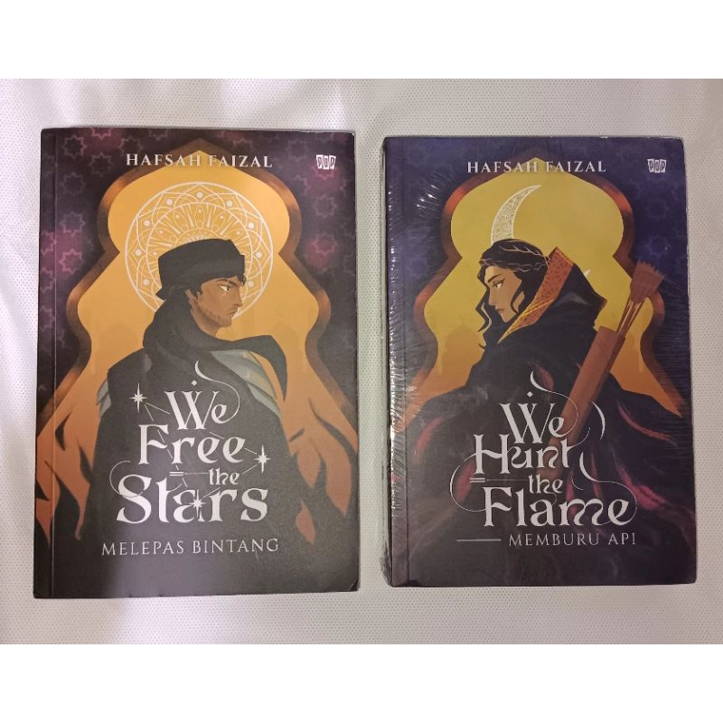New set Novel We Hunt The Flame & We Free The Stars by Hafsah Faizal