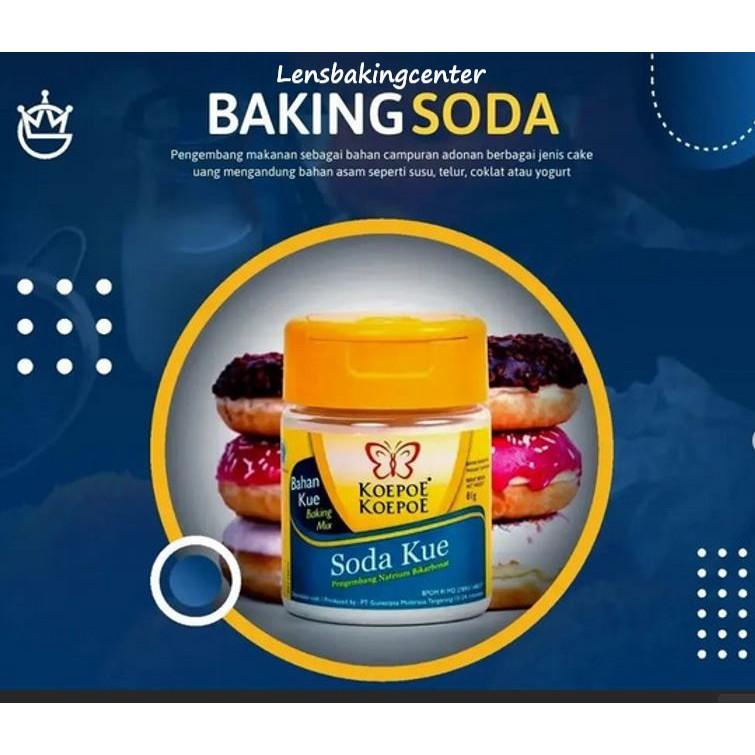 

Soda Kue 81gr | Soda Kue Kupu Koepoe 81 gr | BAKING Soda Kue Kupu Koepoe Kecil 81gram/ gram