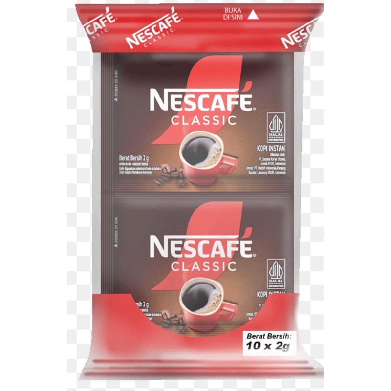 

NESCAFE classic 2gram pack isi 10