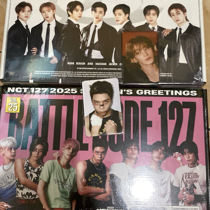 ready stock sg25 nct 127 jungwoo set seasons greetings 2025 nct jaehyun haechan mark yuta johnny doy