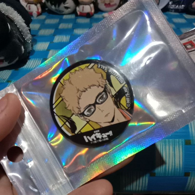 Haikyuu Tsukishima kei official merch Badge
